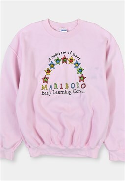 Vintage Early Learning Centre Sweatshirt Print Pink