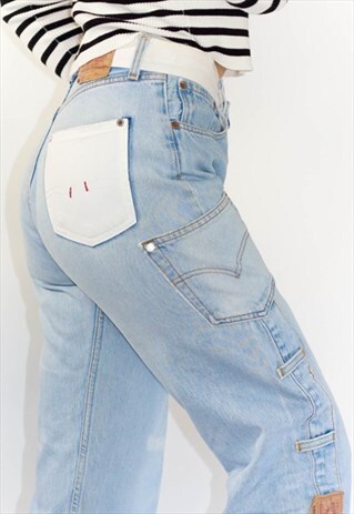 AMAZING REWORKED LEVI 501 JEANS