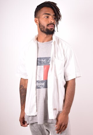 LEVI'S MENS VINTAGE SHIRT MEDIUM WHITE 90S