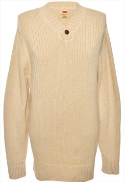 Vintage Cream Levi's Jumper - XL