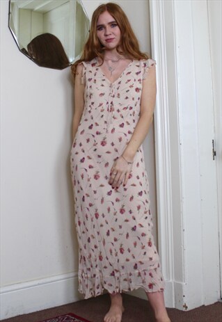 90'S FLOWER DRESS