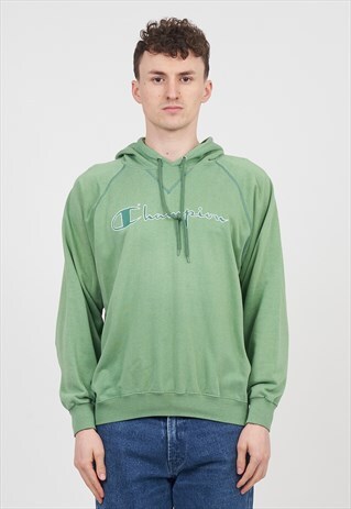 vintage green champion sweatshirt