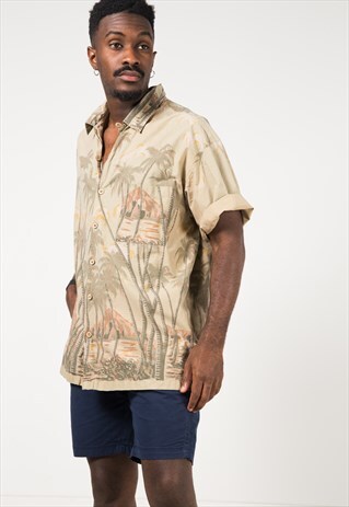 VINTAGE 80S HAWAIIAN SHIRT / S1623