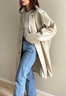 Vintage Minimalist Trench Coat