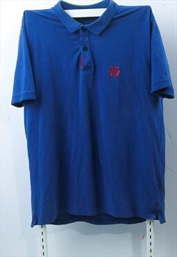 Vintage selected hommeS blue polo
