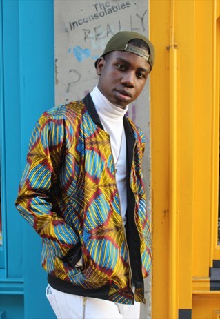 AFRICAN PRINT JACKET- FESTIVAL CLOTHING - FESTIVAL JACKET