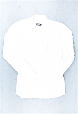 90s Dolce & Gabbana White Ruffle Shirt - B2638