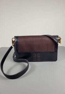 Givenchy vintage dark brown wallet on chain / strap.