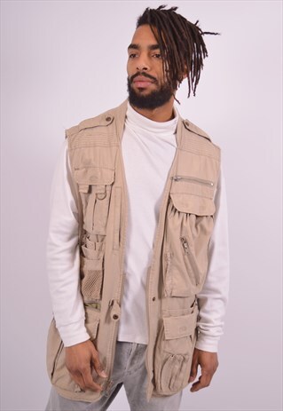 VINTAGE BANANA REPUBLIC GILET GREY