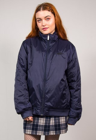 PUMA VINTAGE 90'S DARK NAVY BLUE PUFFER JACKET COAT