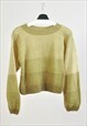 Vintage 00s handmade knitted jumper