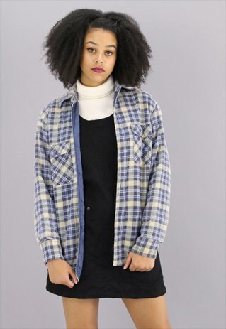 VINTAGE QUILTED LUMBERJACK SHIRT Z280