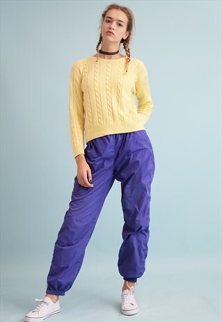 90'S RETRO ATHLEISURE SPORTS TRACKSUIT BOTTOMS