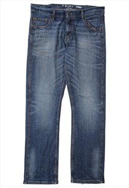 Vintage Wrangler Retro Slim Straight Blue Jeans Mens
