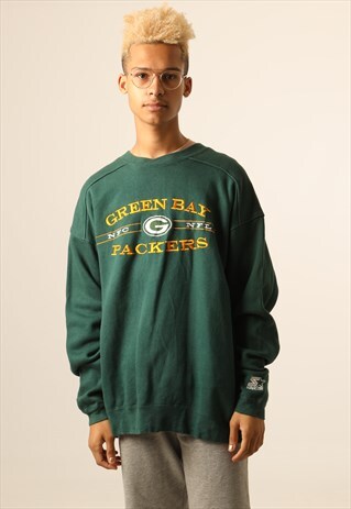 VINTAGE STARTER EMBROIDERED GREEN BAY PACKERS SWEATSHIRT