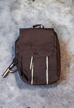 Vintage Large Brown Kangol Backpack 