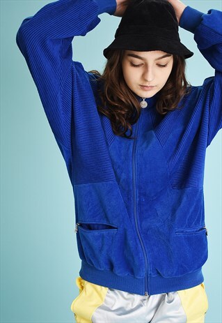 80'S RETRO ATHLEISURE SPORTS TRACKSUIT JACKET
