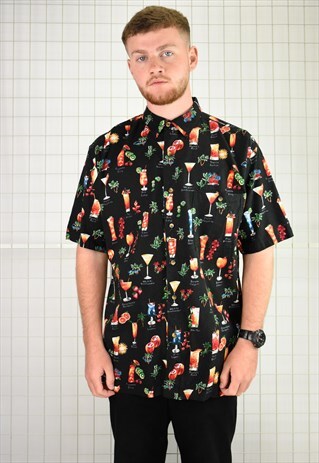 VINTAGE COCKTAIL BEACH/FESTIVAL SHIRT