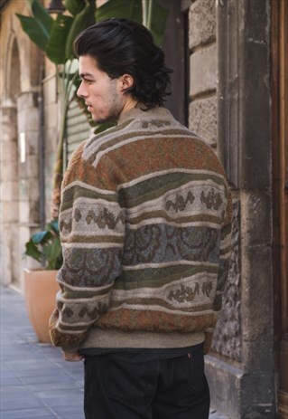 VINTAGE WOOL CARDIGAN '90 COD.1-155