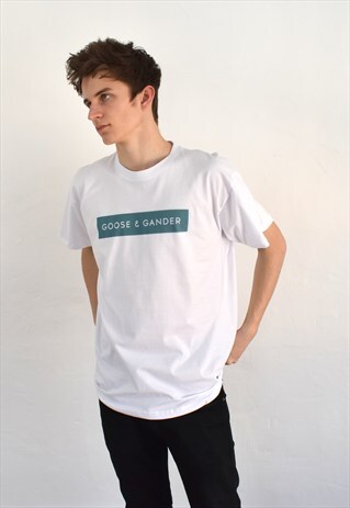G&G UNISEX TEAL BOX TEE