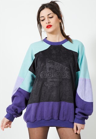 VINTAGE 90S ADIDAS SWEATSHIRT OVERSIZE / S3491