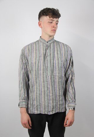 VINTAGE NAVAJO STRIPED SHIRT