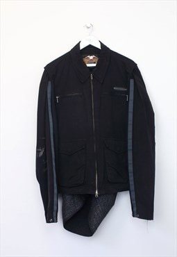 Vintage Harley Davidson jacket in black. Best fits XL