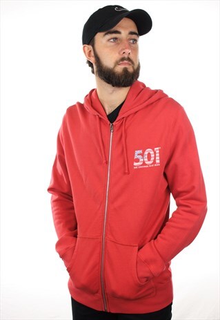 VINTAGE LEVI'S 501 FULL ZIP HOODIE SWEATSHIRT