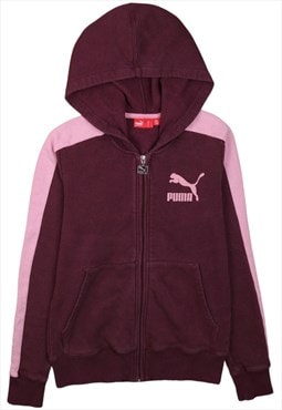 Vintage 90's Puma Hoodie Drawstring Pockets Full Zip Up