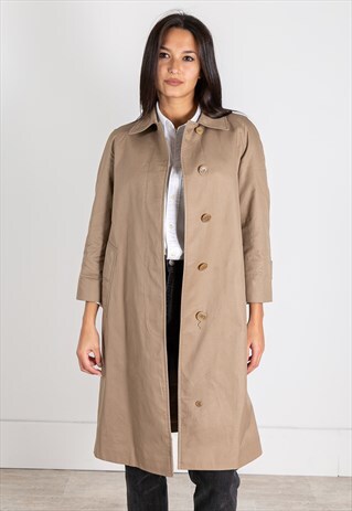 VINTAGE 80S ORIGINAL BURBERRY TRENCH COAT / S3295