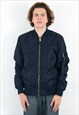 ALPHA INDUSTRIES Vintage M Men MA-1 Bomber Flyer Jacket Coat