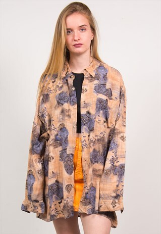 VINTAGE 90'S MULTICOLOUR FESTIVAL SHIRT