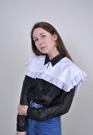 80S WHITE BOLERO, VINTAGE WOMEN WEDDING BLOUSE ACCESSORIES
