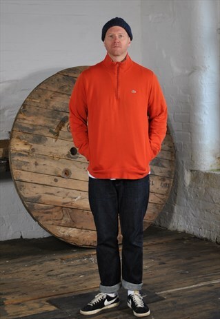 VINTAGE LACOSTE 1/4 ZIP SWEATER