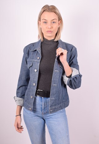 LEVI'S WOMENS VINTAGE DENIM JACKET MEDIUM BLUE 90S