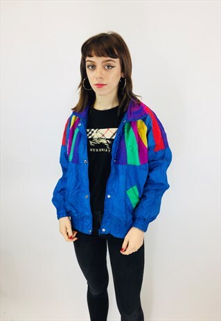 VINTAGE FESTIVAL 80S RAVE WINDBREAKER JACKET