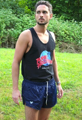 VINTAGE 80S ERIMA SPRINTER SHORTS - MEDIUM / D6 - GYM