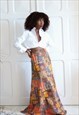 Hand-sewn vintage bohemian skirt