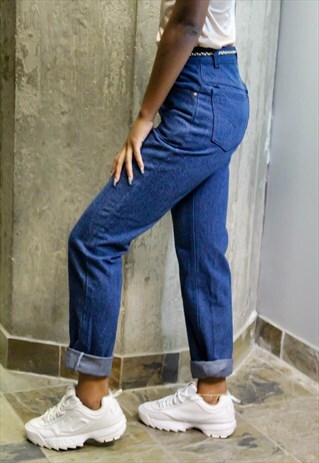 VINTAGE FLORAL PRINT LEVIS DENIM JEANS 90S