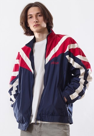 90'S VINTAGE MENS ADIDAS ORIGINALS WINDBREAKER SUIT JACKET