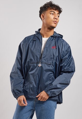 VINTAGE 1/2 ZIP WINDBREAKER JACKET