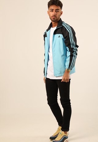 VINTAGE ADIDAS LIGHTWEIGHT WINDBREAKER JACKET
