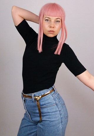 VINTAGE 90'S ESPRIT 3/4 SLEEVES KNIT JUMPER / TURTLENECK