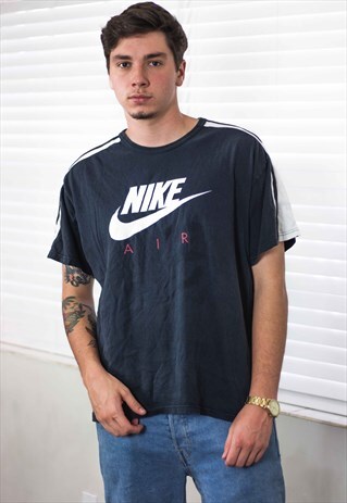 VINTAGE NIKE T-SHIRT LOGO 90S XL 7.8