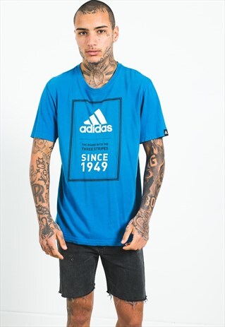 VINTAGE 80S ADIDAS SPORT T-SHIRT / S5605