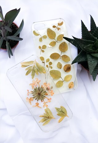 HANDMADE PHONE CASES/ PHONE COVERS WITH REAL PRESSED FLOWERS
