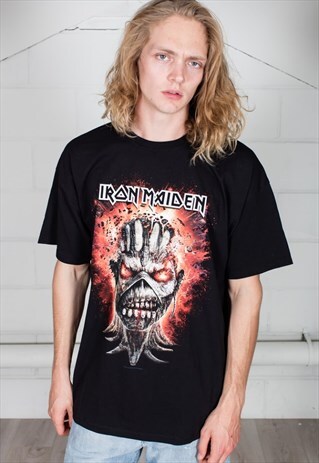 IRON MAIDEN BOOK OF SOULS EDDIE EXPLODING HEAD UNISEX T-SHIR