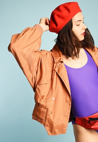 90'S RETRO THIN FESTIVAL OUTWEAR OVERSIZED JACKET