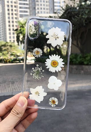 HANDMADE REAL FLOWERS IPHONE /SAMSUNG CASE