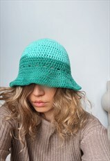 Hand Made Knitted Cotton Bucket Hat